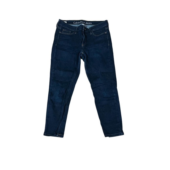 Calvin Klein Dark Wash Capris - Picture 1 of 4